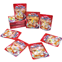 Imprimé Unique Spécial Découpé Forme Irrégulière Comestible Cali Packs 8th Plug Odeur Preuve 3.5 Die Cut Mylar Sacs avec Boîtes