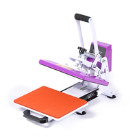 Presse à chaud manuelle mini à prix d'usine 23x30 cm, imprimante à plat pour t-shirt, casquette, vêtement et tapis de souris, nouveauté