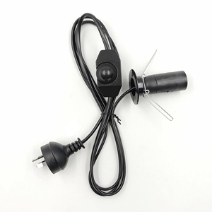 Phích cắm hình tám Úc + công tắc điều chỉnh độ sáng 301 + Giá đỡ đèn trần E14 + Kẹp lò xo + dây nguồn lõi đồng chất lượng cao - Product Image 6