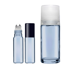 Frascos de Vidro Âmbar Finos de 1ml, 2ml, 3ml, 5ml, 10ml com Borrifador e Rolinhos de Metal/Vidro para Sabonete Líquido - Product Image 2
