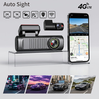 Cámara para Auto de Doble Lente 4G LTE 2K+1K con Visualización Remota por APP, Grabación en Bucle, GPS, WiFi, Almacenamiento SD y Advertencia Anticollisión