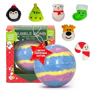 <span class=keywords><strong>Bombes</strong></span> de bain de Noël pour enfants avec jouet surprise caché, <span class=keywords><strong>bombes</strong></span> effervescentes naturelles et douces, cadeau amusant pour <span class=keywords><strong>les</strong></span> petits enfants - Product Image 5