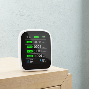 Máy Phân Tích Khí Formaldehyde Carbon Dioxide Cầm Tay Máy Đo Chất Lượng Không Khí Máy Đo Nhiệt Độ HCHO PM2.5 Pm1.0 PM10 - Product Image 1