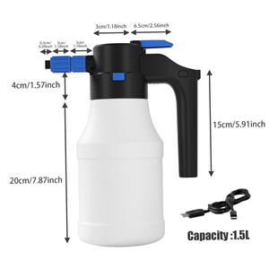 1.5L Cordless Electric <b>Pump</b> Foam Sprayer with 8MPa Pressure Lithium <b>Battery</b> Powered for Car Wash Pressure Cleaning - Product Image 2
