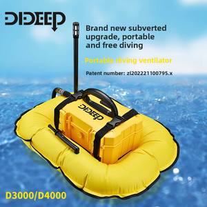 Mini ventilador de buceo eléctrico portátil Dideep, batería de 3 horas de larga duración, equipo de pesca y caza impermeable <span class=keywords><strong>para</strong></span> equipo de natación, bomba, accesorios completos <span class=keywords><strong>para</strong></span> equipo - Product Image 3