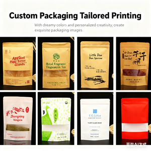 Bán buôn 500 Mảnh đặt hàng tối thiểu chất lượng cao Matte Đen kraft giấy dây kéo túi với cửa sổ biểu tượng tùy chỉnh chịu nước đứng - Product Image 5