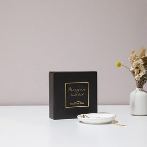 Plato de Cerámica Multifuncional para Joyas, Anillos, Aretes, Collares, Pulseras, Relojes, Llaves, Personalizable para Cumpleaños, Día de la Madre, Navidad - Product Image 3