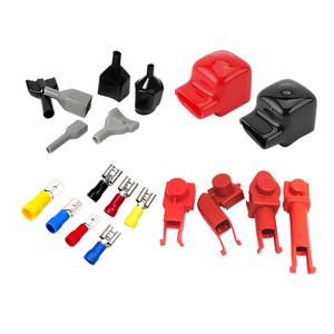 Industrial Copper Ring Terminal Connector Cover Insulated Spade Terminal for <b>Battery</b> <b>Cable</b> Electrical Connections - Product Image 1