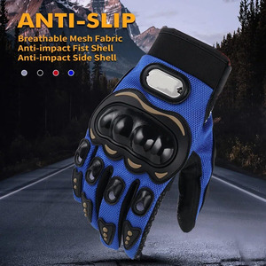 Guantes de Motocicleta de Color Sólido de Alta Calidad a Precio Razonable, Guantes de Cuero para Motocicleta con Protección de Pantalla Táctil al por Mayor - Product Image 6