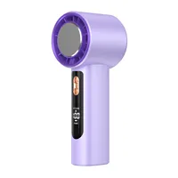 Ventilateur portable de refroidissement T03, rechargeable par USB, moteur sans balais, batterie 3000 mAh, refroidissement semi-conducteur, ventilateur portable pour les voyages