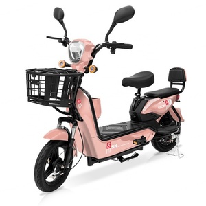 Wholesale Digital 14-Inch 350W 48V Electric Bike Scooter with Steel <b>Frame</b> 3-Speed Rear Hub Motor Good Quality City <b>Bicycle</b> - Product Image 5