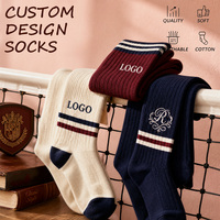 Chaussettes Jacquard Design New East Athletic en gros pour hommes, chaussettes de sport personnalisées en coton avec logo sur mesure