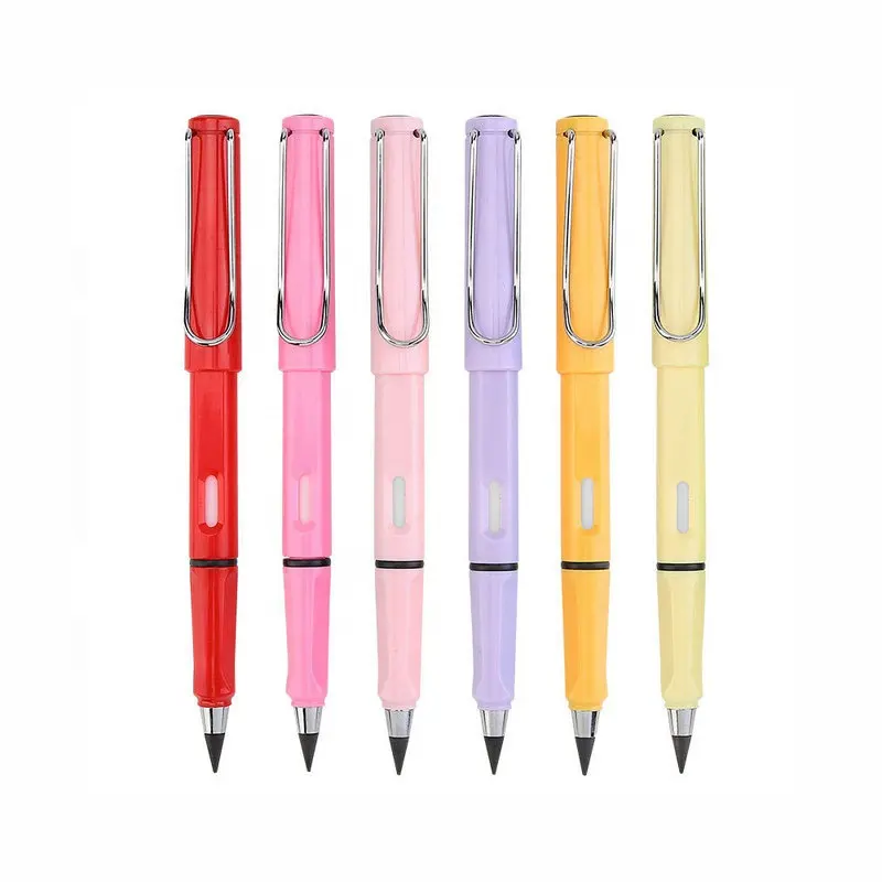 Creative No Ink Eternal Erasable Pencil Pen No Need Sharpen Pencils Continuous Lead Metal Pen Fine Art Painting Sketch Pencil