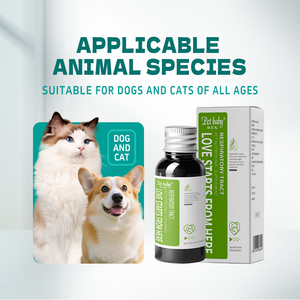 Suplementos de salud respiratoria para perros y gatos, para respiración áspera, secreción nasal, falta de aliento, polvo de pescado, cuidado de la salud de mascotas - Product Image 3