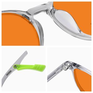 Gafas OEM TR90 con Marco Cuadrado, Lentes Naranja con Bloqueo de Luz Azul, Ligeras, de Alta Calidad, Unisex, Venta al Por Mayor - Product Image 2