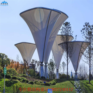 T C <b>TENT</b> Membrane Structure <b>Canopy</b> PVC Sun Shade Contemporary Design Easy Installation Architecture Solution - Product Image 1