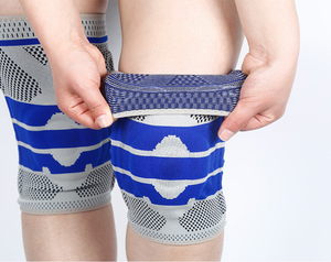 Rodilleras Transpirables Antideslizantes con Soporte de Resorte <span class=keywords><strong>para</strong></span> Baloncesto, Protección Ligera de Silicona Engrosada <span class=keywords><strong>para</strong></span> Deportes - Product Image 5