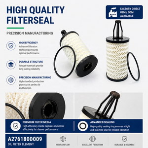 Venta Directa de Fábrica, Calidad <span class=keywords><strong>Original</strong></span> al por Mayor, Filtros de <span class=keywords><strong>Aceite</strong></span> para Motor de Automóvil Merce Des-<span class=keywords><strong>Benz</strong></span> A2761800009 A2761840025 - Product Image 2