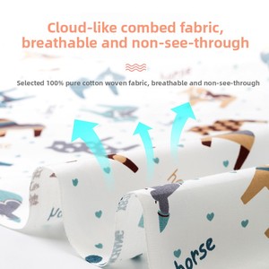 Gilet da Allattamento per Donne in Cotone 100% Antibatterico con Motivi Cartoon, Copricostume Anti-Esposizione, Scialle Estivo OEM ACS006 - Product Image 5