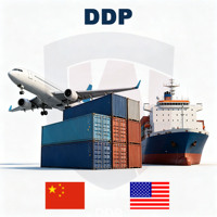 Entreprise de transport de fret DDP depuis l'entrepôt américain, expédition porte-à-porte pour les marchandises des fournisseurs Alibaba