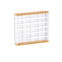 Vitrine en acrylique transparente pour modèles de voitures miniatures 1/64, support pour Hot Wheels, Matchbox et collection de miniatures de voitures, boîte de présentation