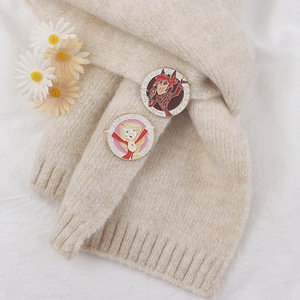 Épingles Sming, best-seller, épingles en émail doux sur le thème de l'anime Hazbin <span class=keywords><strong>Hotel</strong></span>, princesse de l'enfer, dessin animé mignon, épingles à revers Alastor - Product Image 4
