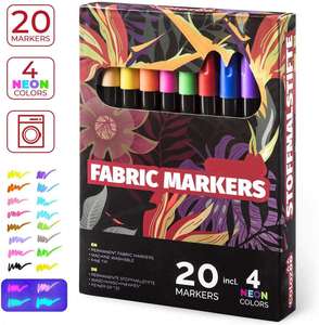 Échantillon gratuit de marqueurs permanents pour tissu PM712 personnalisés pour l'utilisation sur le papier et les textiles - Product Image 2