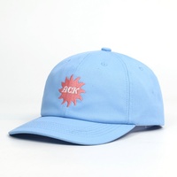 Casquette de baseball en coton non structurée à 6 panneaux personnalisée avec visière incurvée, logo brodé, ajustable, Gorras, OEM ODM