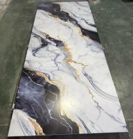 Panel de Pared Interior Moderno de PVC, Diseño de Mármol de Alto Brillo, Resistente al Agua y a las Manchas, para Uso Doméstico y en Gimnasios