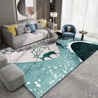 Einfacher Wohnzimmer teppich im modernen Stil, rutsch fest und geräusch reduzierend mit maschinell hergestellten Teppichen und Sets mit abstraktem Muster