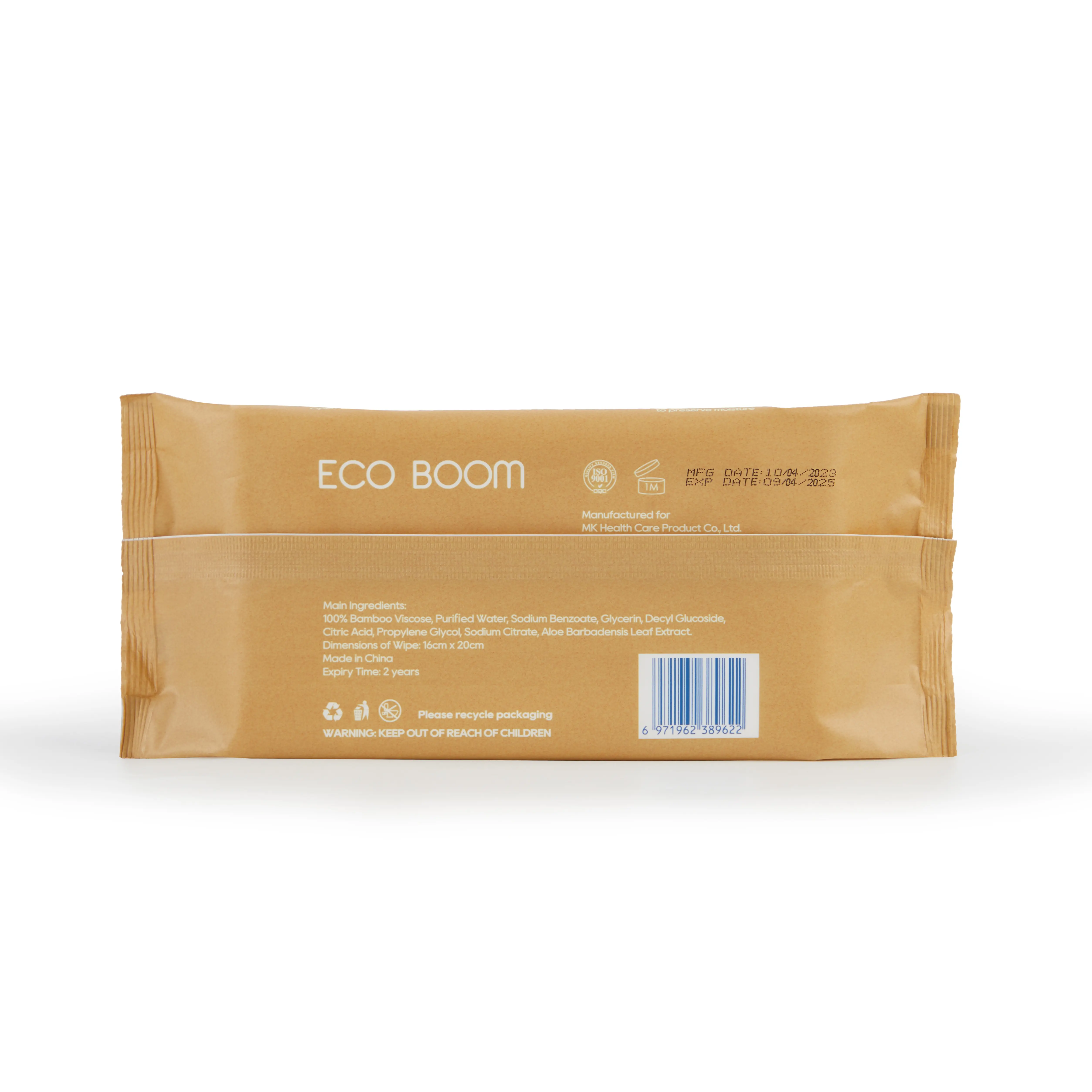 ECO BOOM spülbare pflanzliche Viskose Baumwolle Anti-Haut ausschlag Personal izadas Hand-und Mund fabrik Hersteller Baby tücher
