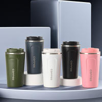 Mug à café isotherme classique en acier inoxydable 304 avec affichage LED de la température, idéal pour les cadeaux d'affaires
