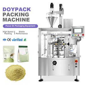 Fully Automatic Rotary Premade Pouch Doypack Packaging Machine Mung Bean Powder Filling Sealing Machine - Product Image 1