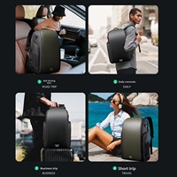 Sac à dos pour homme, sac à dos décontracté pour ordinateur portable, sac de voyage multifonctionnel de grande capacité
