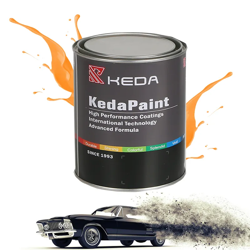 Keda refil automotivo, 1k basecoat, spray para veículo, acabamento automático, pintura de carro