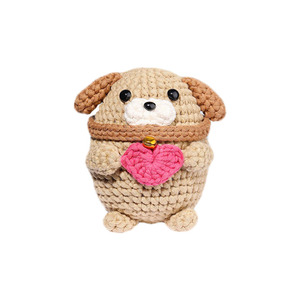 All'ingrosso bambola lavorata a maglia di peluche di pecora all'uncinetto simpatica piccola animale lavorato a mano giocattoli creativi fatti a mano - Product Image 4
