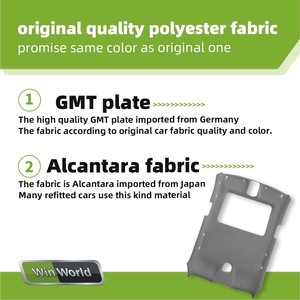 Win World Factory Supply Offre Spéciale Vente en gros Gris/Beige Revêtement de toit de voiture Garniture de plafond automatique pour Hyundai old IX35 - Product Image 5