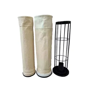 Túi Lọc Hỗn Hợp PPS Và PTFE Đường Kính 160 Chiều Dài 3M Được Sử Dụng Trong Bộ Lọc Loại Bỏ Bụi Nhà Máy Xi Măng Để Khớp Với Lồng Túi Lọc