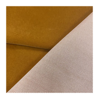 Prix usine luxe Double face chaîne tricot Polyester flocage daim tissu pour canapé tapisserie d'ameublement boîtes à bijoux chaussures sacs