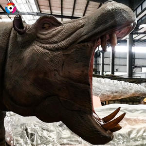Hippopotamus Animatrónico Personalizado de Tamaño Real para Uso en Interiores en Parques Temáticos, Centros Comerciales, Parques de Aventuras, Aeropuertos y Guarderías - Product Image 5