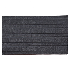 Panneau composite sandwich en polyuréthane intégré décoratif pour <span class=keywords><strong>isolation</strong></span> murale extérieure, sculpture <span class=keywords><strong>de</strong></span> surface métallique moderne - Product Image 1