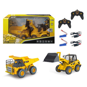 Camión volquete de radiocontrol de 9CH para niños a escala 1:24, vehículo de construcción de ingeniería, excavadora Rc de juguete a la venta - Product Image 2