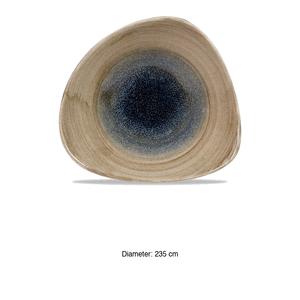 Assiette creuse triangulaire Aqueos 23,5 cm Churchill Stonecast -12 - Product Image 3