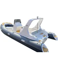 Liyaリブ580グラスファイバーハイパロンリジッドインフレータブルジェットテンダーボート高級中国製造