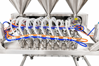 Machine de remplissage verticale à 8 têtes pour le remplissage automatique de bouteilles d'eau, d'huile de sésame, de jus et de vin