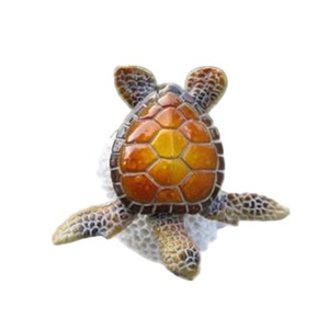 Di <span class=keywords><strong>mare</strong></span> in resina tartaruga figurine con corallo <span class=keywords><strong>giardino</strong></span> yard desk decor - Product Image 1