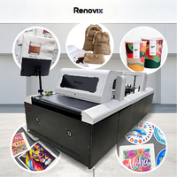 Renovix Neuer Industrieller Single-Pass Tintenstrahldrucker Hochgeschwindigkeits-1200DPI Vollfarbiger Automatischer Digitaldrucker für Pizzakartons