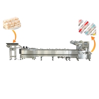 Machine d'emballage automatique haute vitesse et écologique pour l'agencement des aliments, l'alimentation par plateau et l'emballage coussin
