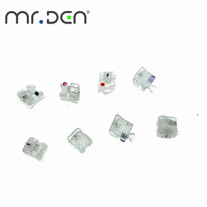 Soporte Invisible de cerámica, soporte de orto Dental, Mini Base de malla estándar Dental, soportes de cerámica, <span class=keywords><strong>ortodoncia</strong></span> Dental - Product Image 2