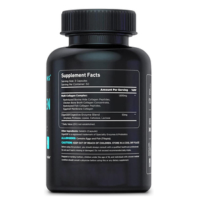 Oem/Odm Aanpasbare Multi Collageen Complex <span class=keywords><strong>Type</strong></span> I, <span class=keywords><strong>Ii</strong></span>, Iii, V, X - Gras Gevoed Vitaminen Multi Collageen Capsules - Product Image 3